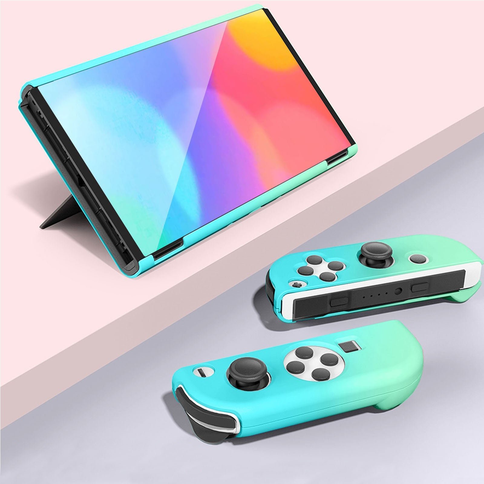 Protective Shell Cover Hard Dockable Case Fit for Nintendo Switch OLED - Image 14