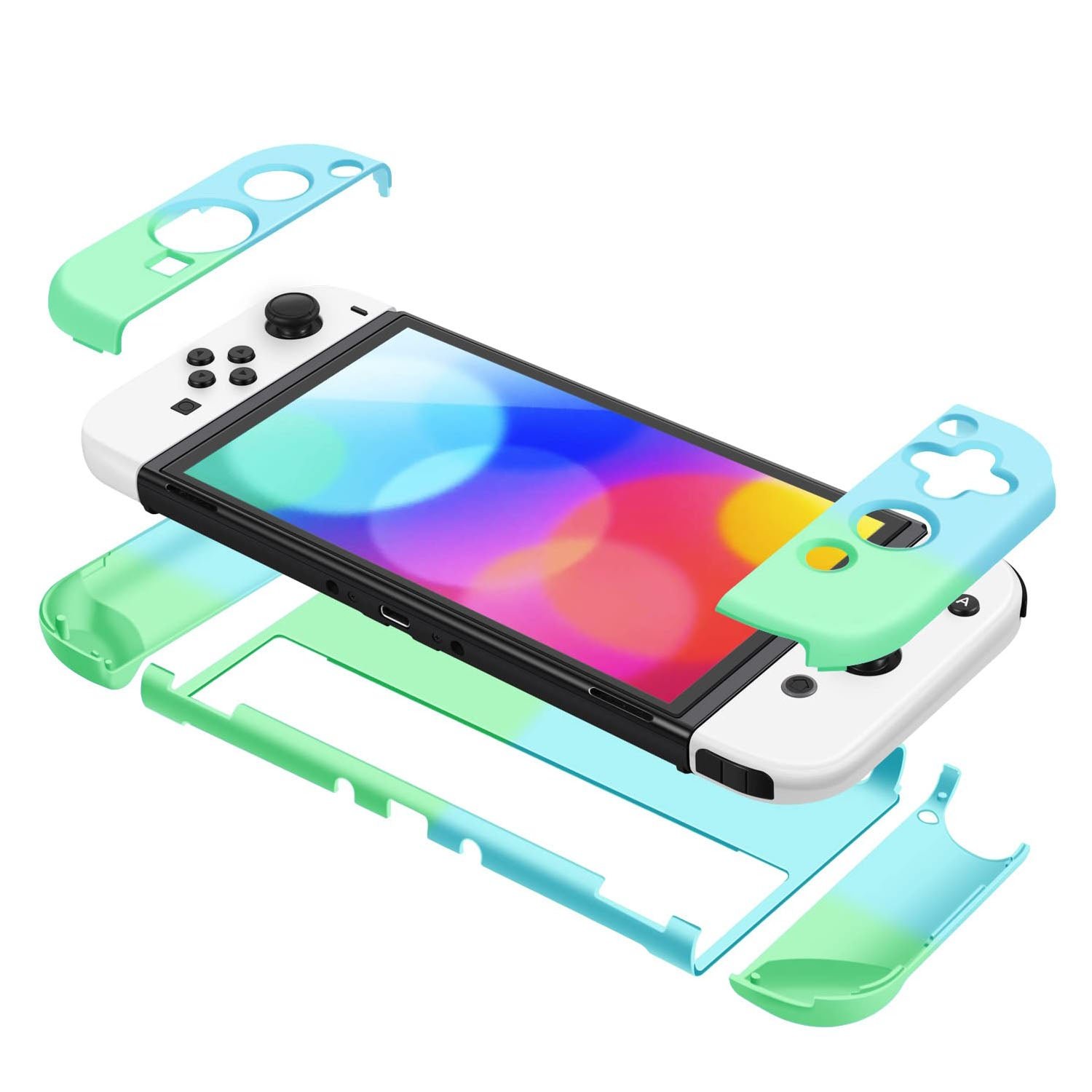 Protective Shell Cover Hard Dockable Case Fit for Nintendo Switch OLED - Image 11