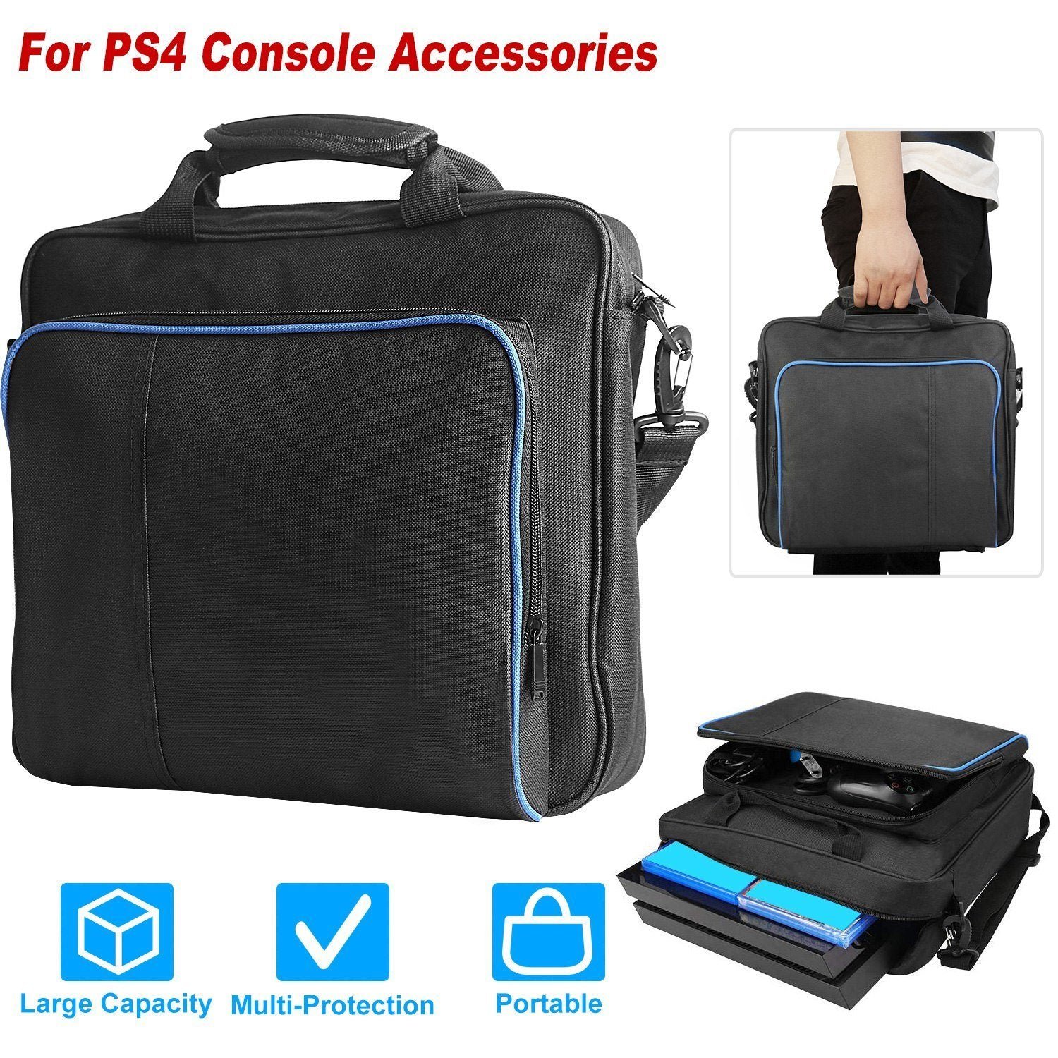 PS4 Console Accessories Handbag with Shoulder Strap - Bilde 14