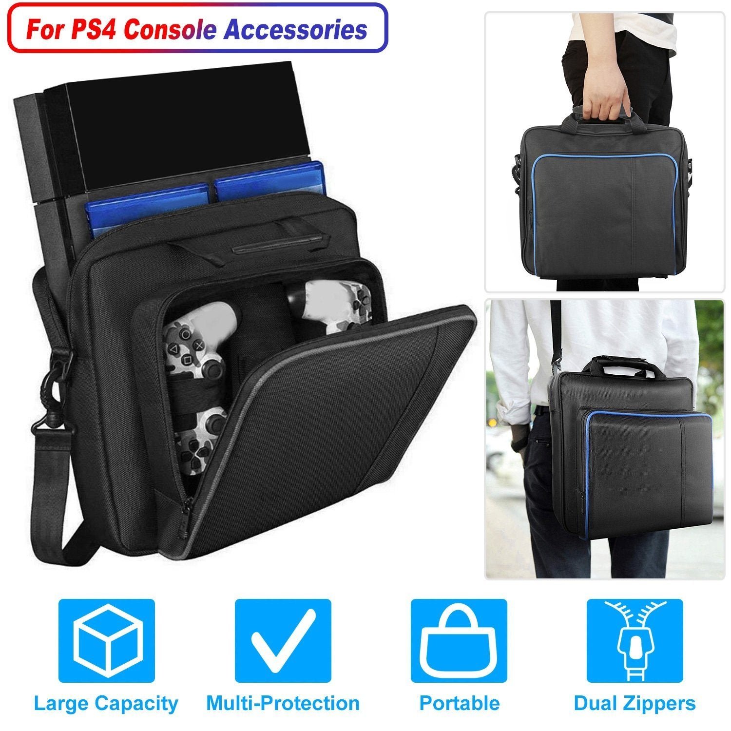 PS4 Console Accessories Handbag with Shoulder Strap - Bilde 10