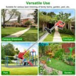 Rechargeable Electric Cordless Grass Trimmer with Alloy Saw Blade - Bilde 11