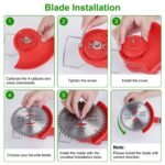 Rechargeable Electric Cordless Grass Trimmer with Alloy Saw Blade - Bilde 12