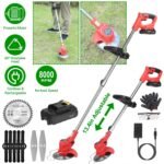 Rechargeable Electric Cordless Grass Trimmer with Alloy Saw Blade - Bilde 8