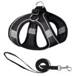Reflective Dogs Harness with Leash Adjustable Harness Vest Breathable Collars - Bilde 7