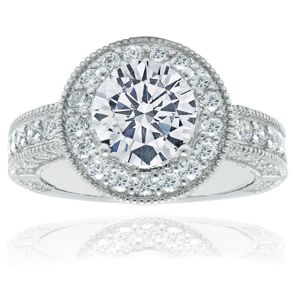 Round Halo Colored Rings - Image 4