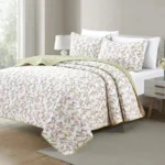 3-Piece Set: Bibb Home Printed Reversible Quilt Set - Bilde 7