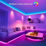 Smart Home Sound Activated Multi-Color LED Light Strip with Remote - Bilde 7