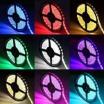 Smart Home Sound Activated Multi-Color LED Light Strip with Remote - Bilde 6