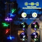 Solar Powered Dragonfly Lights Wind Chimes - Bilde 12