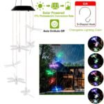 Solar Powered Dragonfly Lights Wind Chimes - Bilde 6