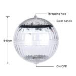 Solar Powered Floating Pond Light Garden Swimming Pool Color Changing LED Lamp - Bilde 2