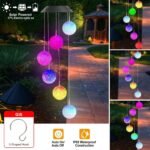 Solar Powered LED Ball Wind Chimes - Color Changing LED String Light - Image 16