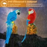 Solar Powered Parrot Garden Light IP65 Waterproof LED - Image 12