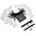 Solar String Lights 20ft 30 LED Water Drop Solar String Fairy Waterproof Lights - Bilde 5