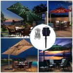 Solar Umbrella Outdoor String Light - Bilde 12