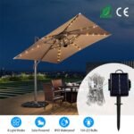 Solar Umbrella Outdoor String Light - Bilde 7