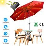 Solar Umbrella Outdoor String Light - Bilde 2
