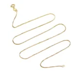 Solid Genuine 10K Gold Box Chain - Bilde 2