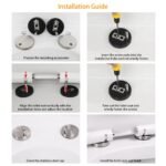 Square Toilet Seat with Grip-Tight Seat Bumpers - Image 11