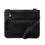 Super Soft Leather Wide Crossbody Bag - Bilde 2