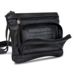 Super Soft Leather Wide Crossbody Bag - Bilde 14