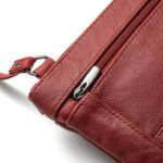 Super Soft Leather Wide Crossbody Bag - Bilde 9
