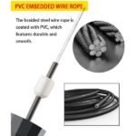 Tangle-Free Skipping Rope with Ball Bearings - Bilde 7