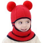 Toddler Fleece Lined Winter Bear Hat - Bilde 5