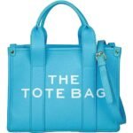 Trendy Leather Tote Bag Small Personalized Top Handle Crossbody Handbags - Image 3