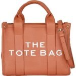 Trendy Leather Tote Bag Small Personalized Top Handle Crossbody Handbags - Image 8