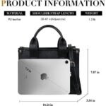 Trendy Leather Tote Bag Small Personalized Top Handle Crossbody Handbags - Image 16