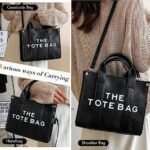 Trendy Leather Tote Bag Small Personalized Top Handle Crossbody Handbags - Image 15