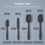 U-Taste Silicone Spatula Set with 480 Degrees Fahrenheit Heat Resistant - Image 5