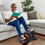 Under Desk Elliptical Machine Seated Pedal Exerciser with 5 Speed Levels 3 Auto Modes - Bilde 15