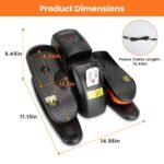 Under Desk Elliptical Machine Seated Pedal Exerciser with 5 Speed Levels 3 Auto Modes - Bilde 14