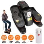 Under Desk Elliptical Machine Seated Pedal Exerciser with 5 Speed Levels 3 Auto Modes - Bilde 4