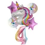 Unicorn Balloons for Birthday Decorations - Bilde 5