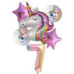 Unicorn Balloons for Birthday Decorations - Bilde 8