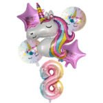 Unicorn Balloons for Birthday Decorations - Bilde 9