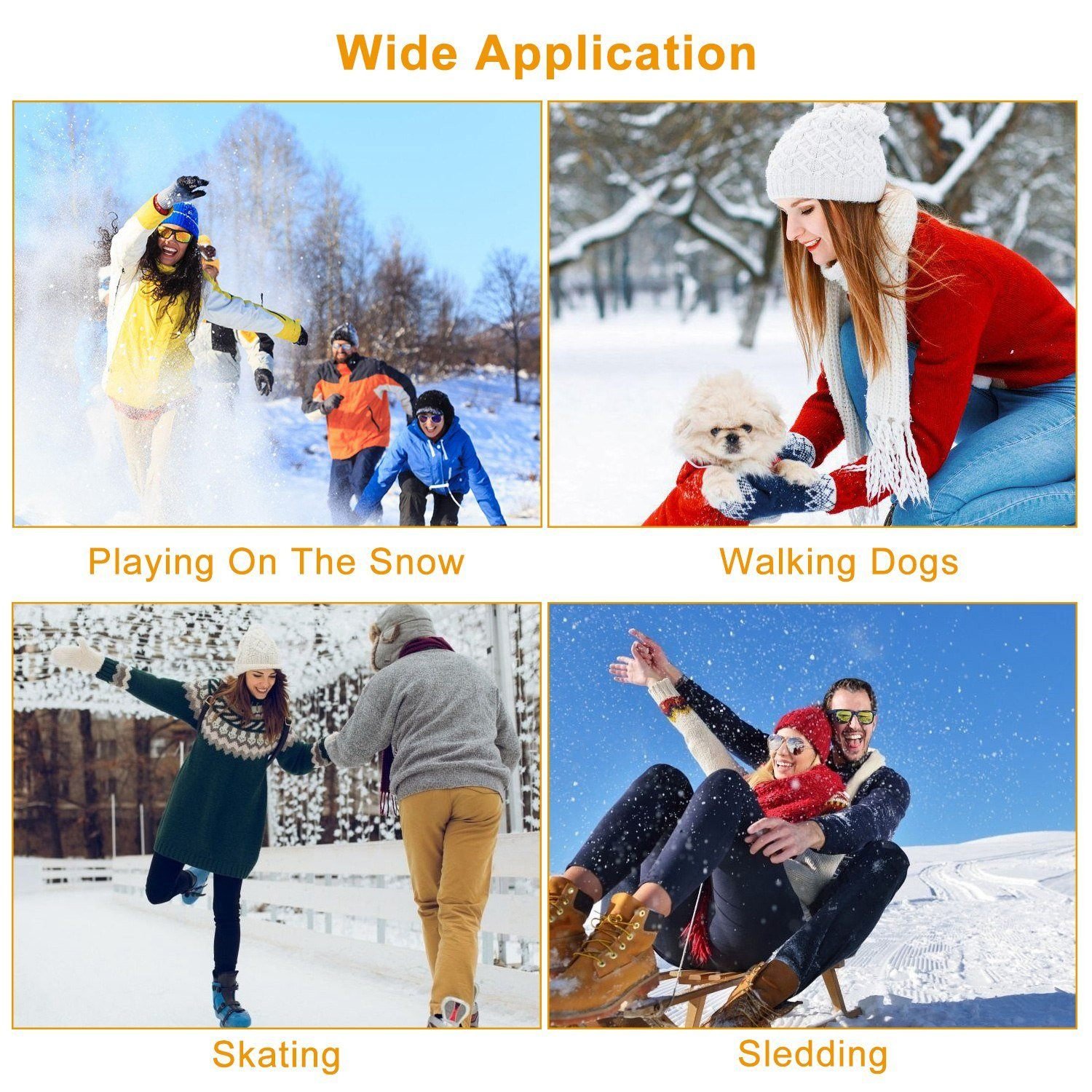 Unisex Winter Beanie Hat Scarf Set - Bilde 15