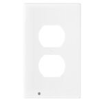 US Wall Outlet Cover Wall Plate with 3-LED Dusk To Down Sensor Night Lights - Image 2
