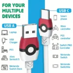 USB C Charging Cable For Nintendo Switch - Bilde 4