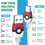 USB C Charging Cable For Nintendo Switch - Bilde 2