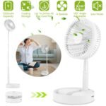 USB Rechargeable Portable Folding Desk Table Fan - Image 6