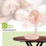 USB Rechargeable Portable Folding Desk Table Fan - Image 19
