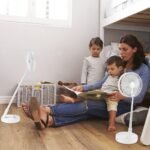 USB Rechargeable Portable Folding Desk Table Fan - Image 3