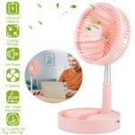 USB Rechargeable Portable Folding Desk Table Fan - Image 12