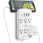 Wall Plate Power USB Outlet  6 Outlet & 4 USB Port