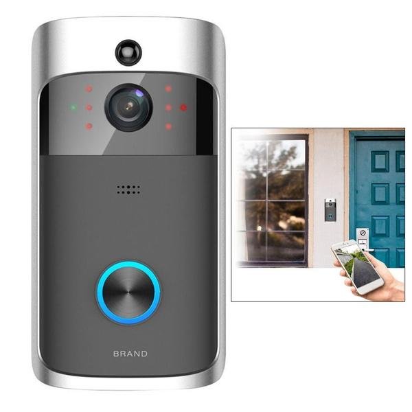 WiFi Wireless Video Doorbell Two-Way Talk Smart PIR Door Bell Security Camera HD - Bilde 6