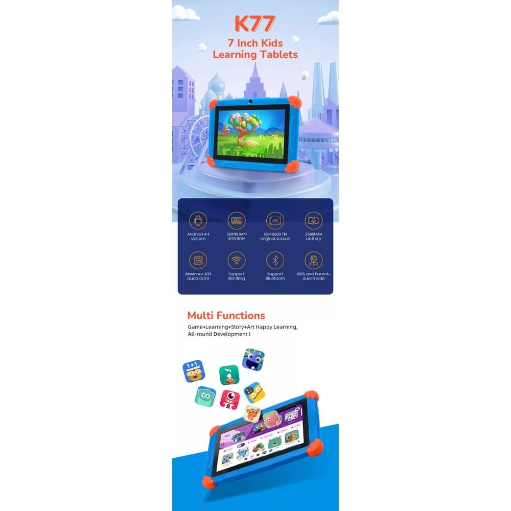 Wintouch 7 Inch Kids Learning Tablet - Image 13